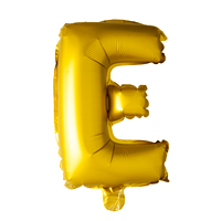 Folieballon  - Guld 40 cm. 1 stk. E